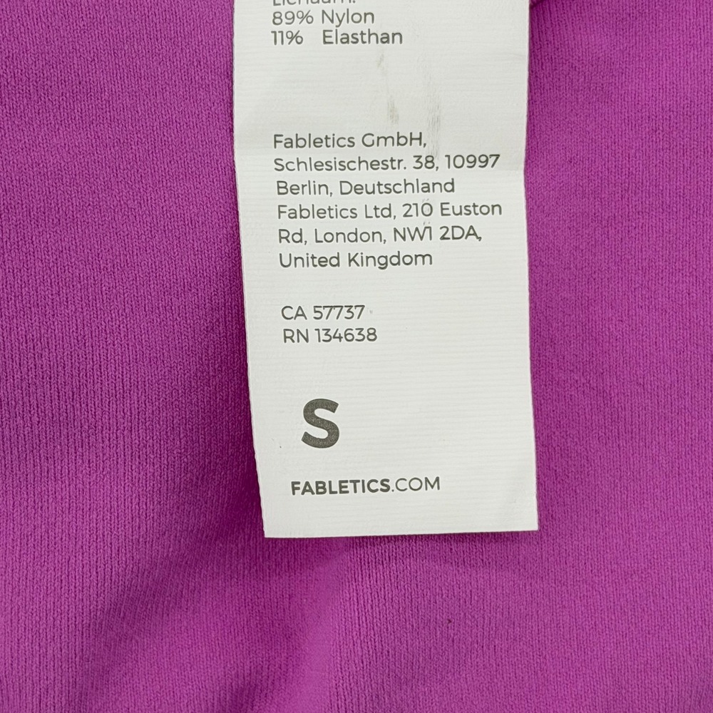 Fabletics Pink Racerback Sports Bra Adjustable Straps Small BA2500584-11136 - Picture 3 of 6